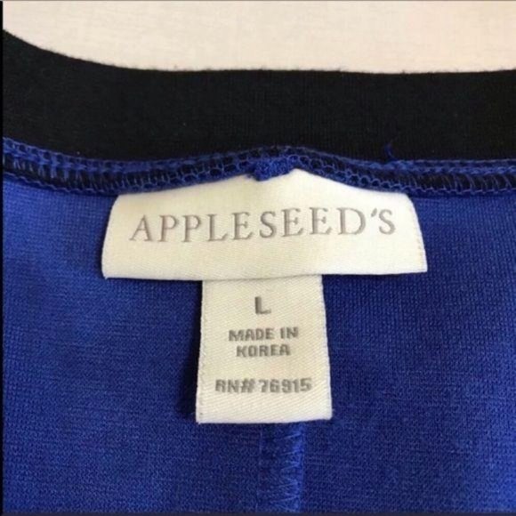 Appleseeds Blue Large 3/4 Sleeve Dress - Picture 3 of 7